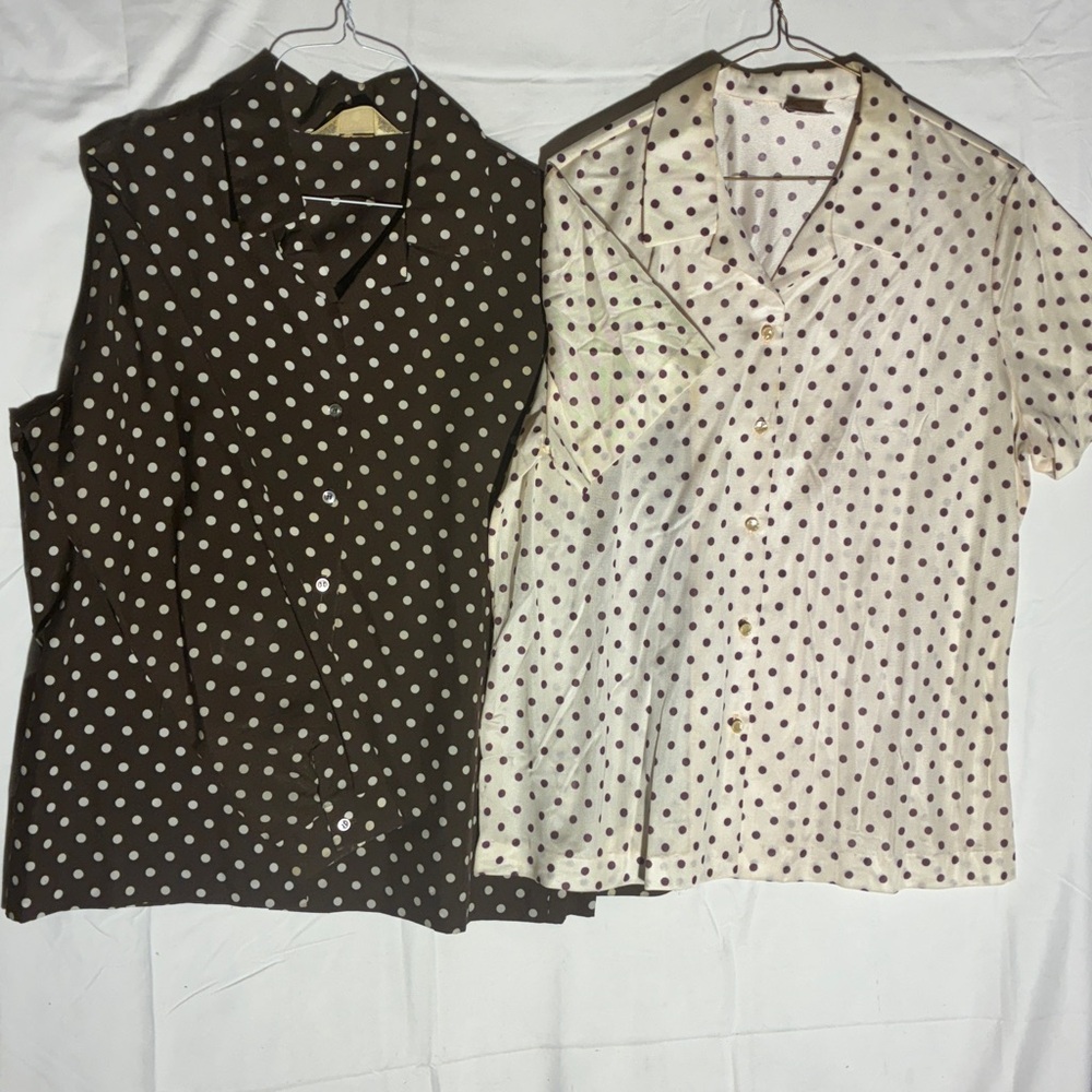 Vintage Polka Dot Shirts from, Koret of Ca & Graff